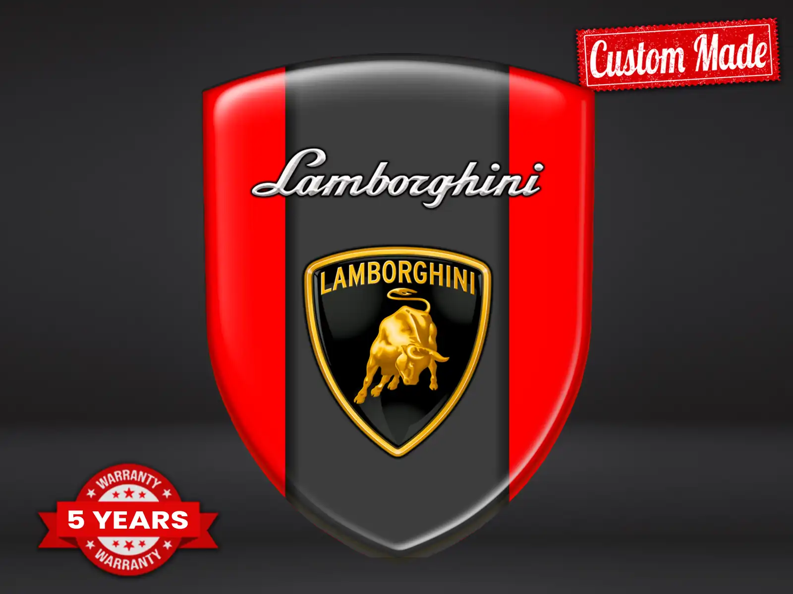 Lamborghini Heckscheibenaufkleber Tuning Stern Minimal